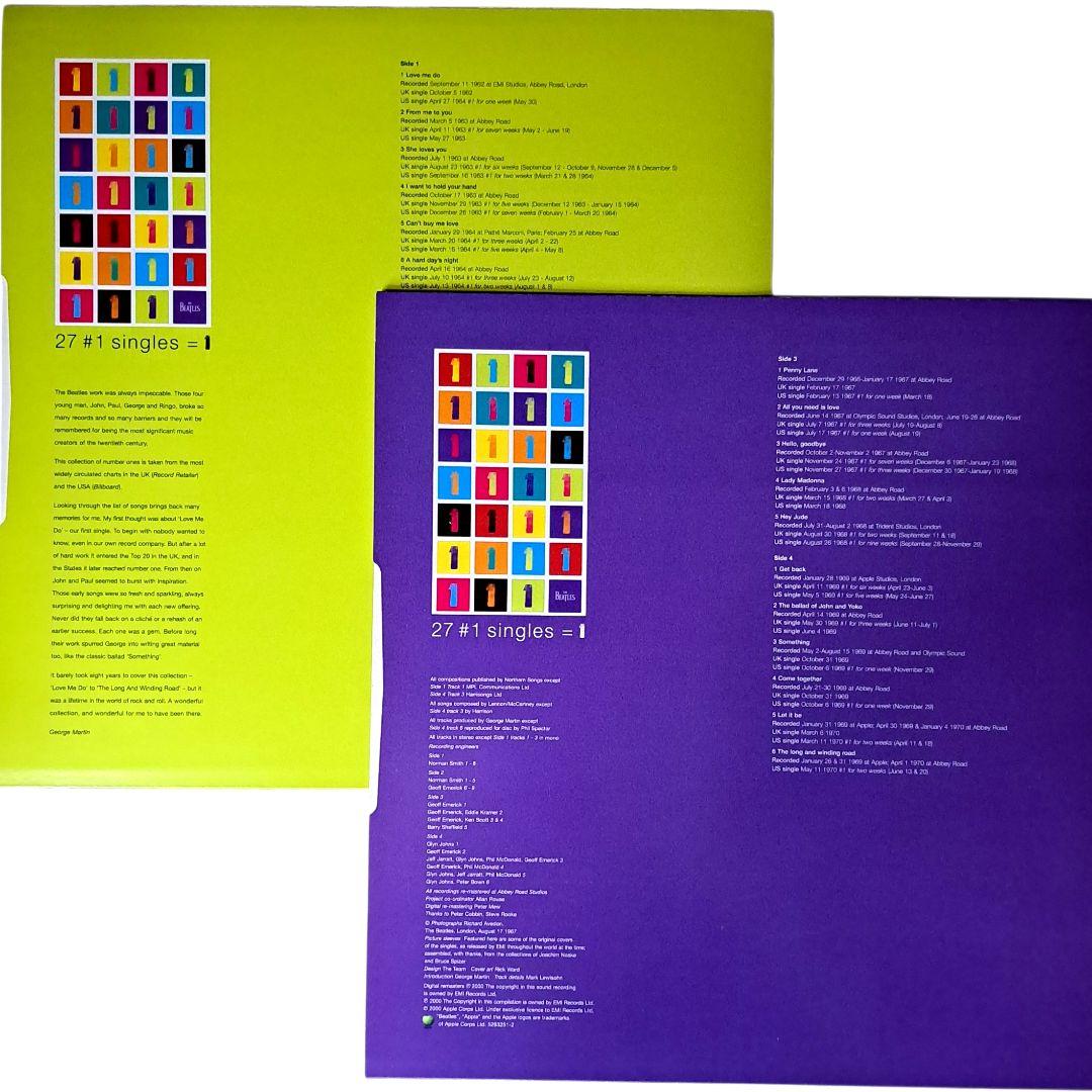 The Beatles　1　ビートルズ　LP　レコード　2000　再発