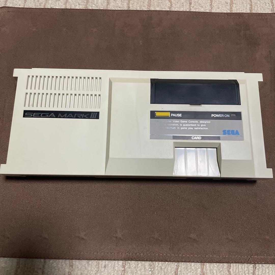 SEGA MARKⅢ セガマーク3 本体 箱説付き　通電確認のみジャンク