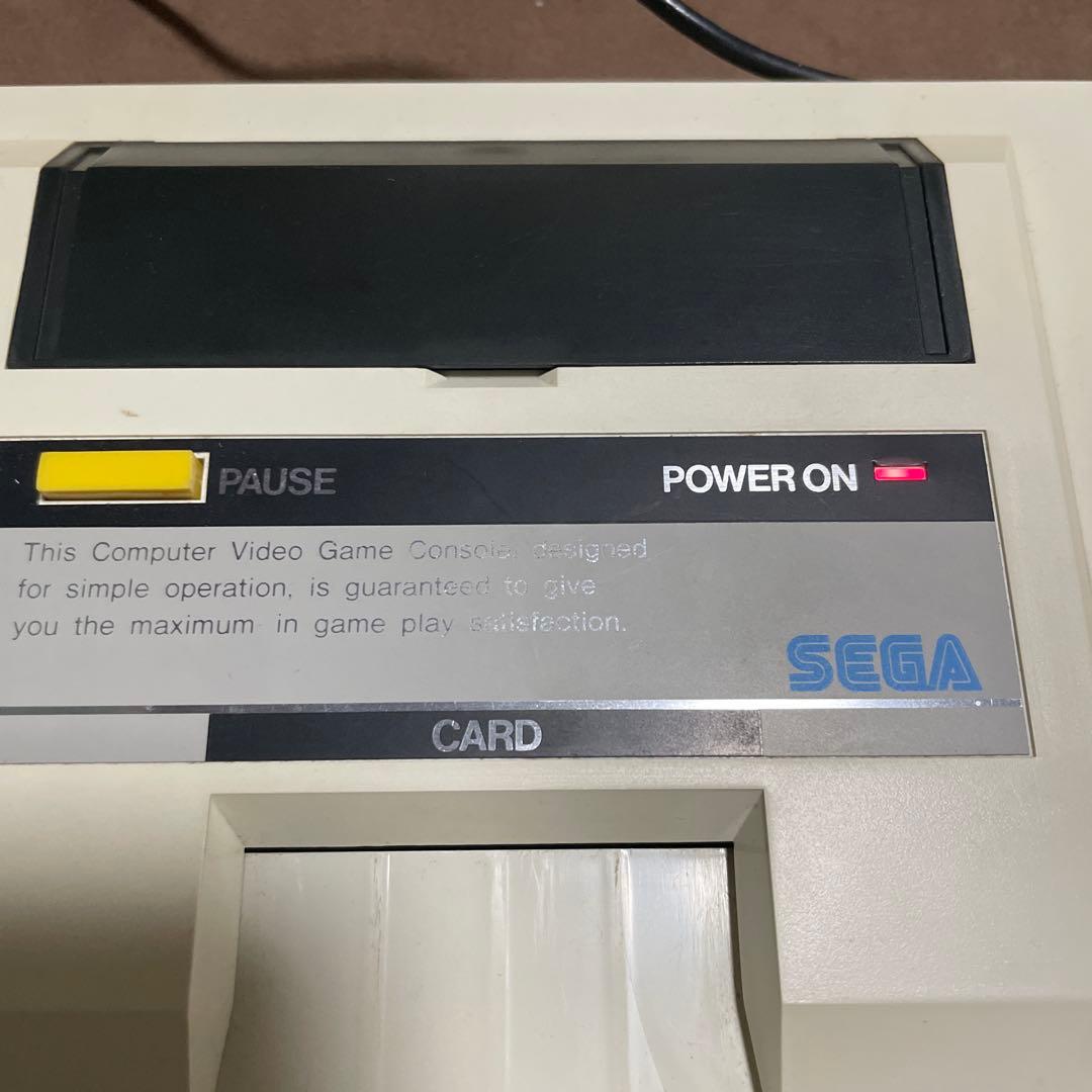 SEGA MARKⅢ セガマーク3 本体 箱説付き　通電確認のみジャンク