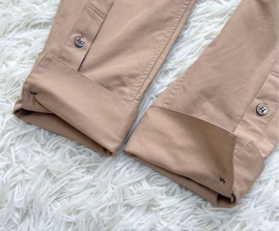 ADORE 長袖 ブラウス シャツ　バックピンタック ギャザー ベージュ 38