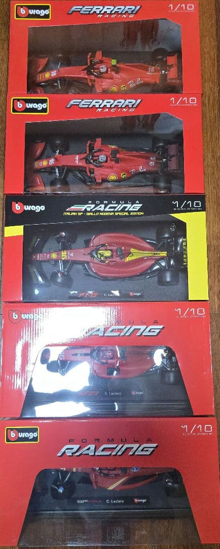 最終値下げブラーゴ1/18 Ferrari F1 SF 1000～SF24セット