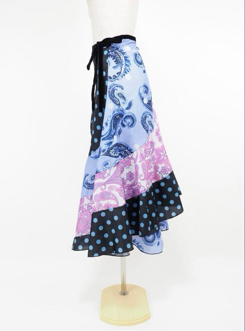 フラメンコ　巻きスカート　新品　フラメンコ衣装　ファルダ　レッスンファルダ