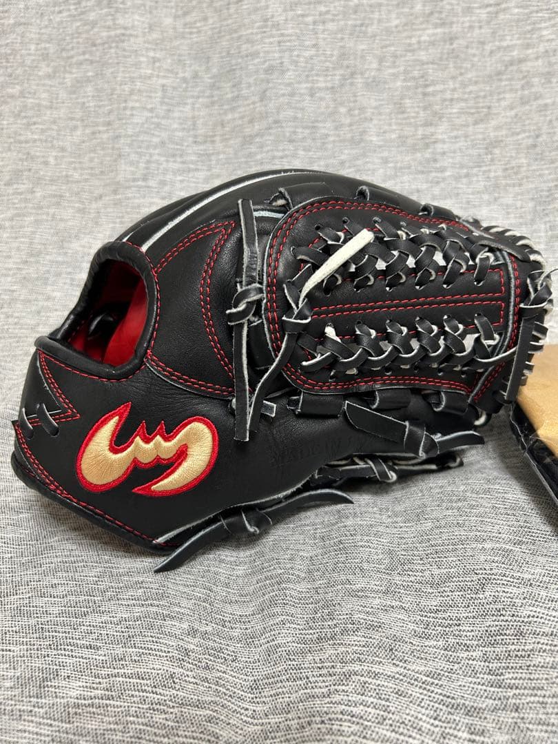 ☆新品☆ ジームス(Zeems)ユース硬式グラブ 品番　 ZY-28D ブラック