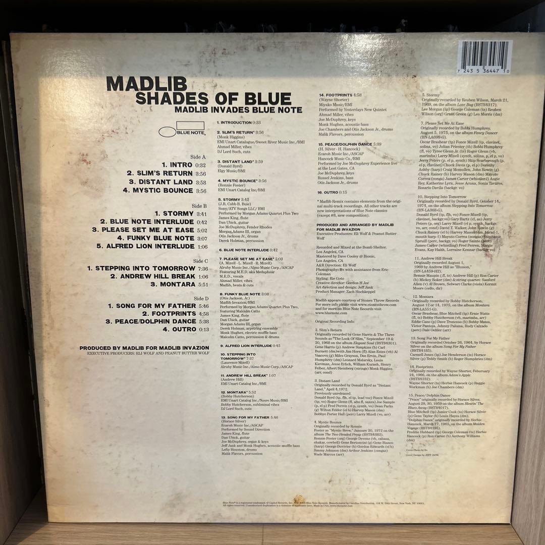 MADLIB / Shades of blue ブルーノート