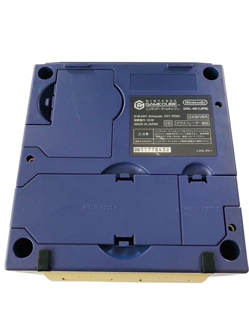 Nintendo GameCube 本体 紫 コントローラー2個付き