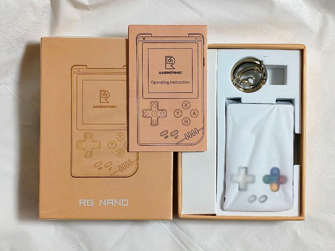 ANBERNIC RG Nano レトロゲーム機 64GB ブルー 極美品