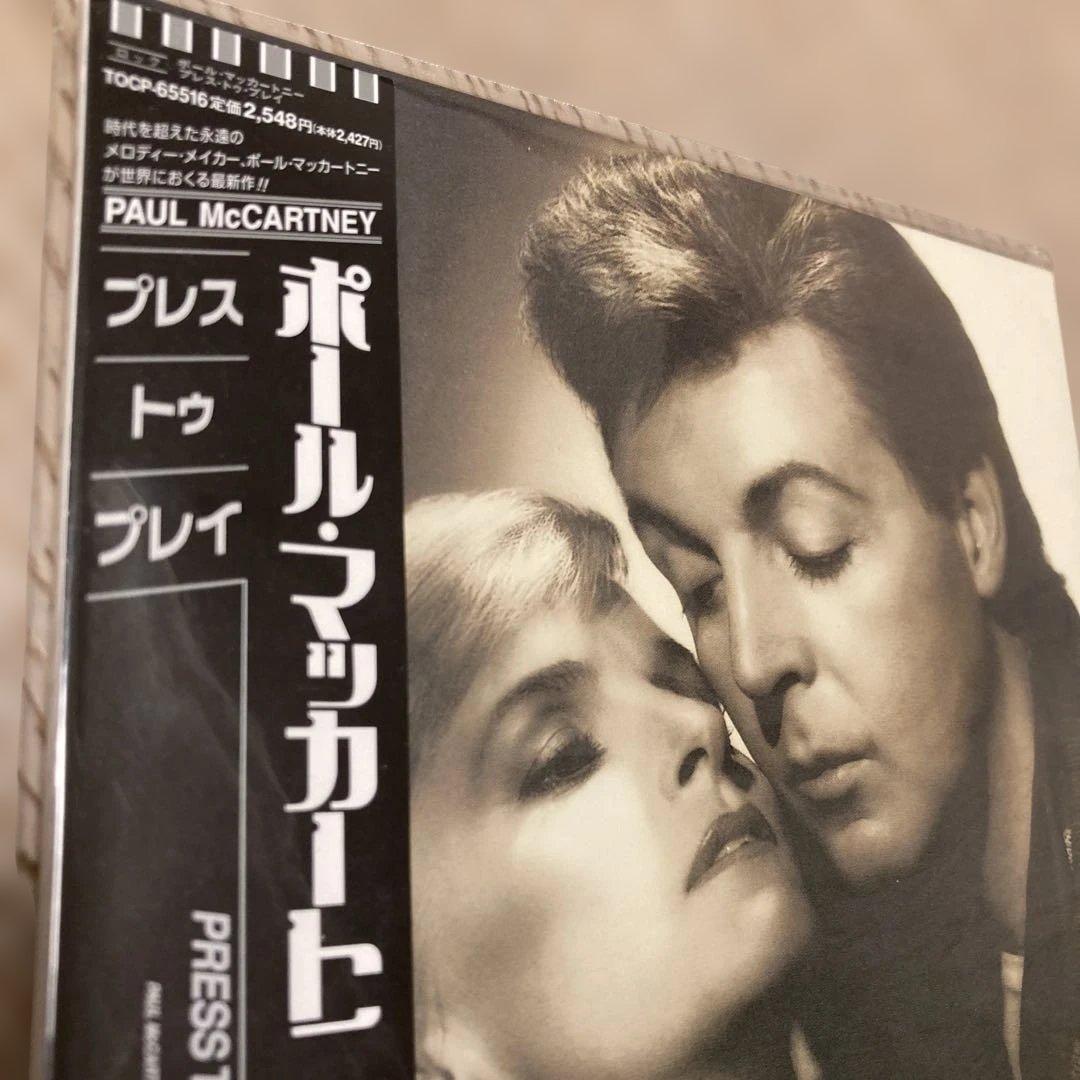 新品未開封★紙ジャケ★ポール・マッカートニー（ビートルズ）プレス・トゥ・プレイ