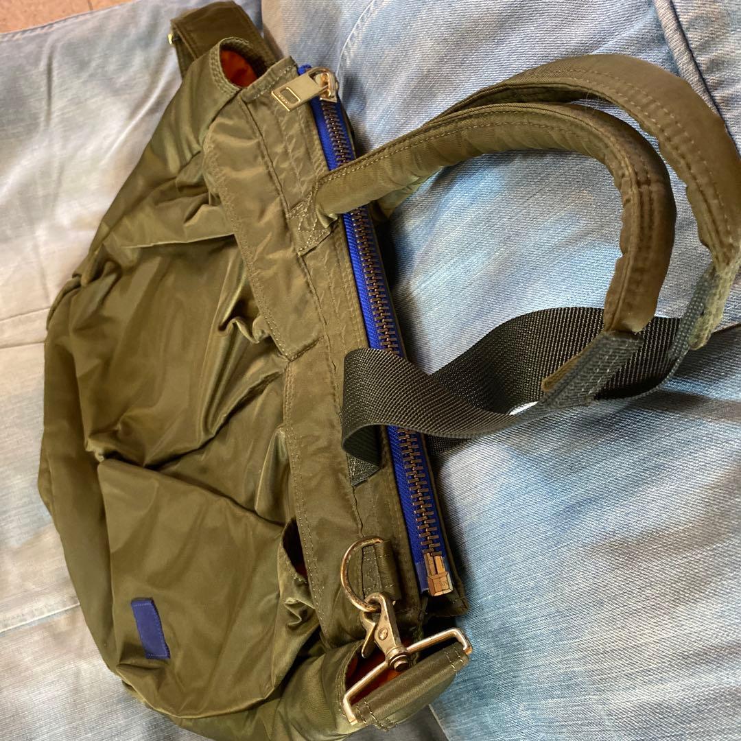 sacai×PORTER ヘルメットバッグ　美品　カーキ
