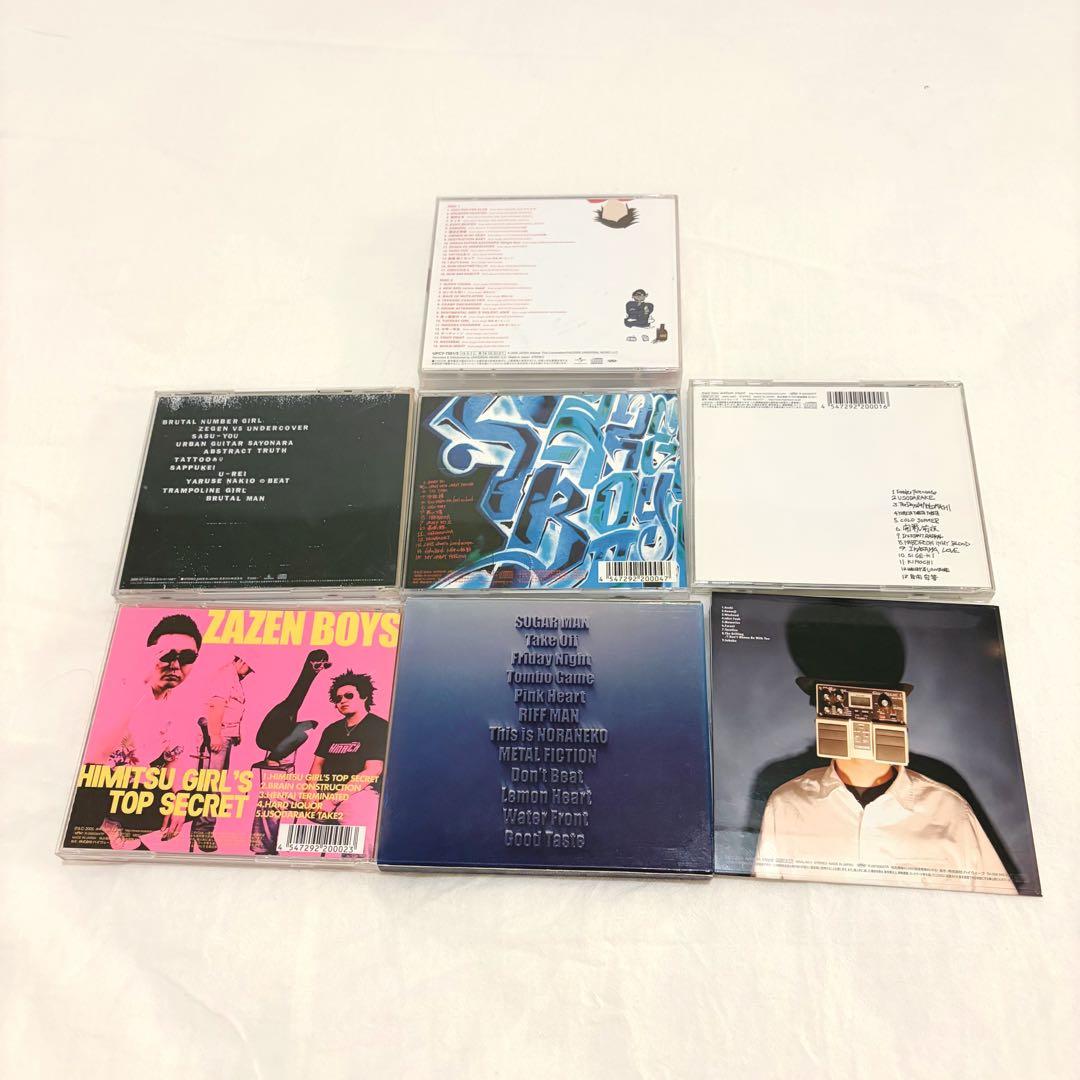 【ZAZEN BOYS】【NUMBER GIRL】CD アルバム まとめ売り