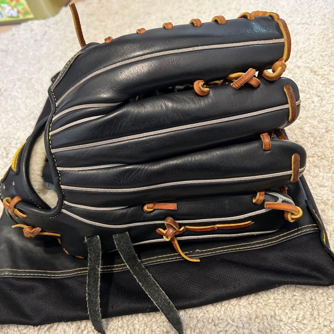 Mizuno 軟式グローブ 黒　ミズノプロ