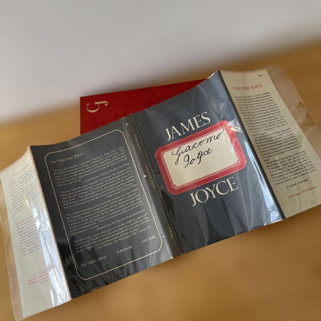 James Joyce GIACOMO JOYCE 初版　ハードカバー1968