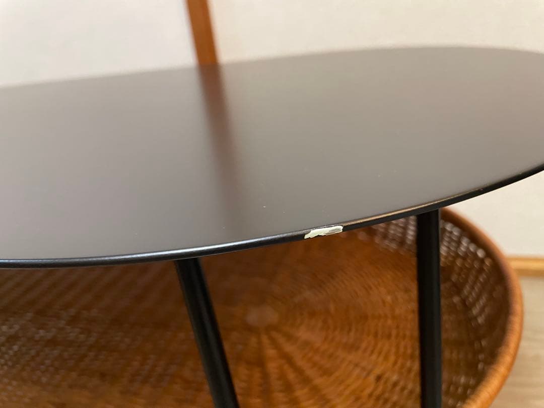 送料込 IDEE WALLABY ローテーブル　ブラック