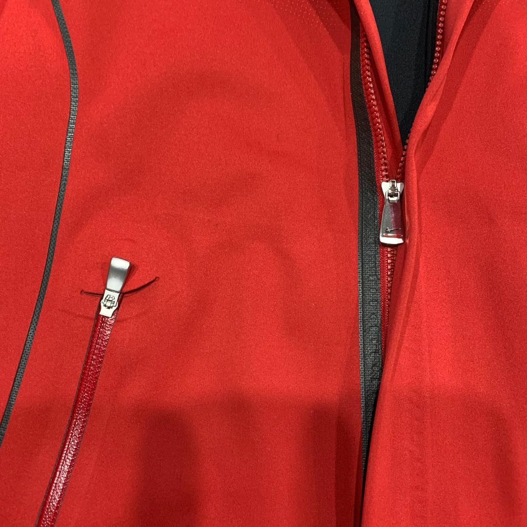ナイキ NIKE Storm-FIT 防風防水ジャケット ゴルフウェア レッド