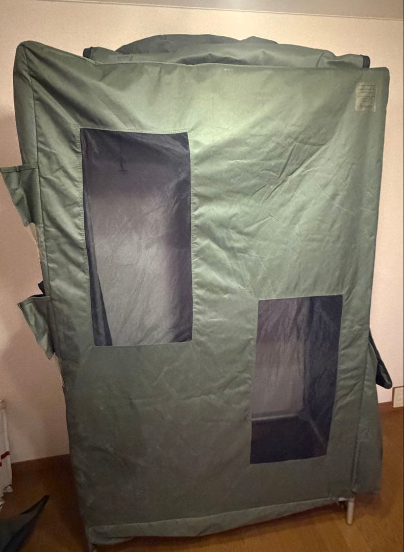 フランス陸軍キャンプ用アルミ製折り畳みキャビネット