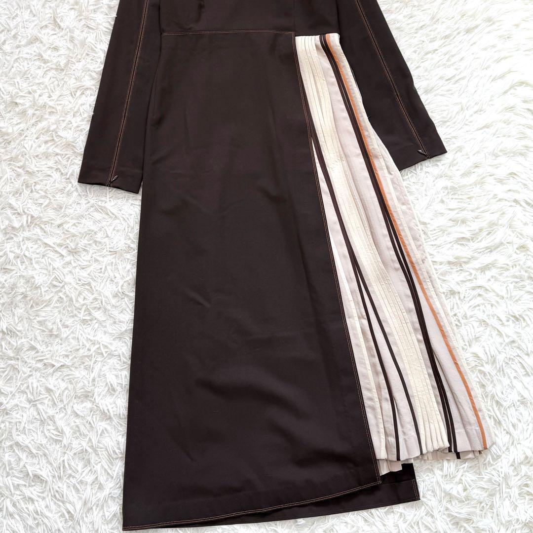 近年【新品未使用】トゥモローランド BODICE ロングワンピース プリーツ切替