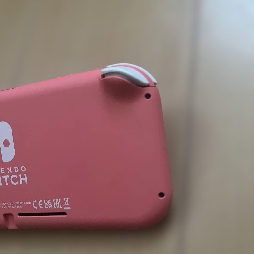 Nintendo Switch Lite コーラル ピンク 本体 充電器 箱付き