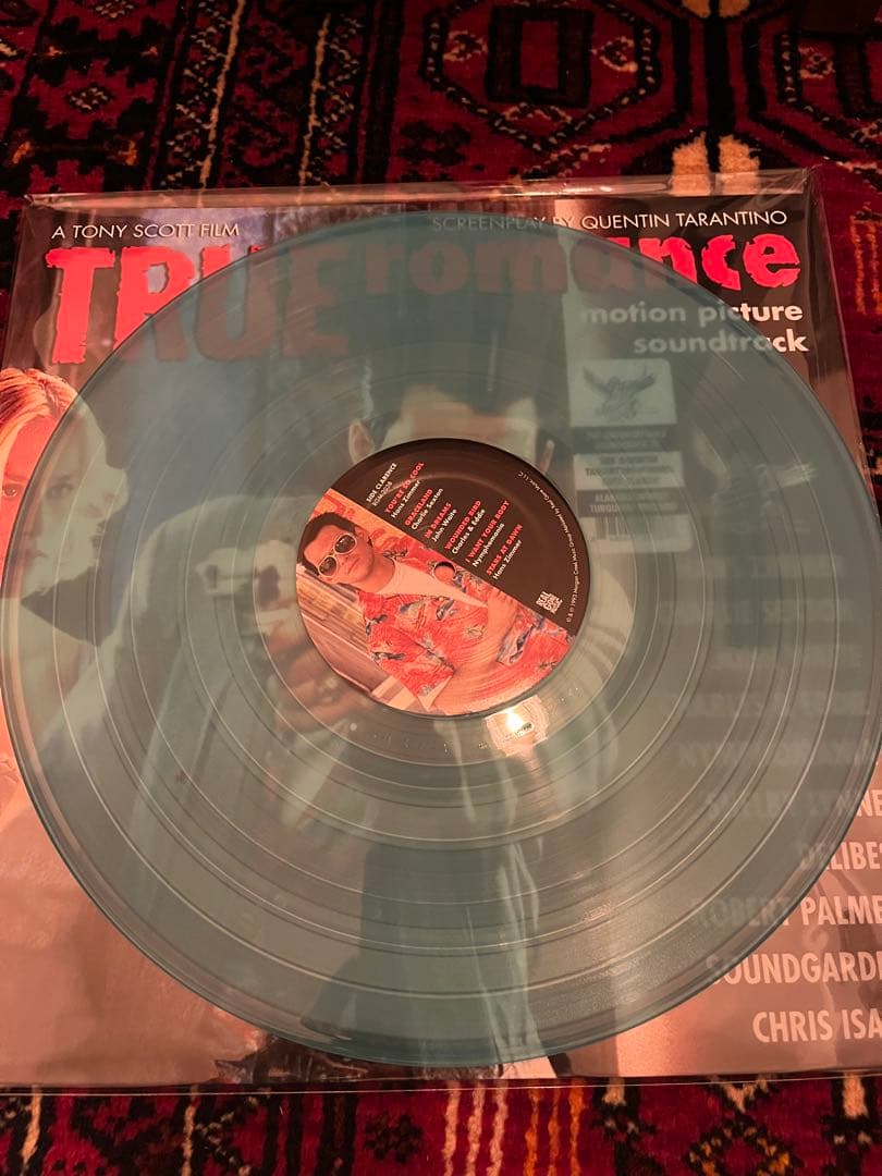 希少　TRUE romance サウンドトラック 限定盤ターコイズブルー　LP