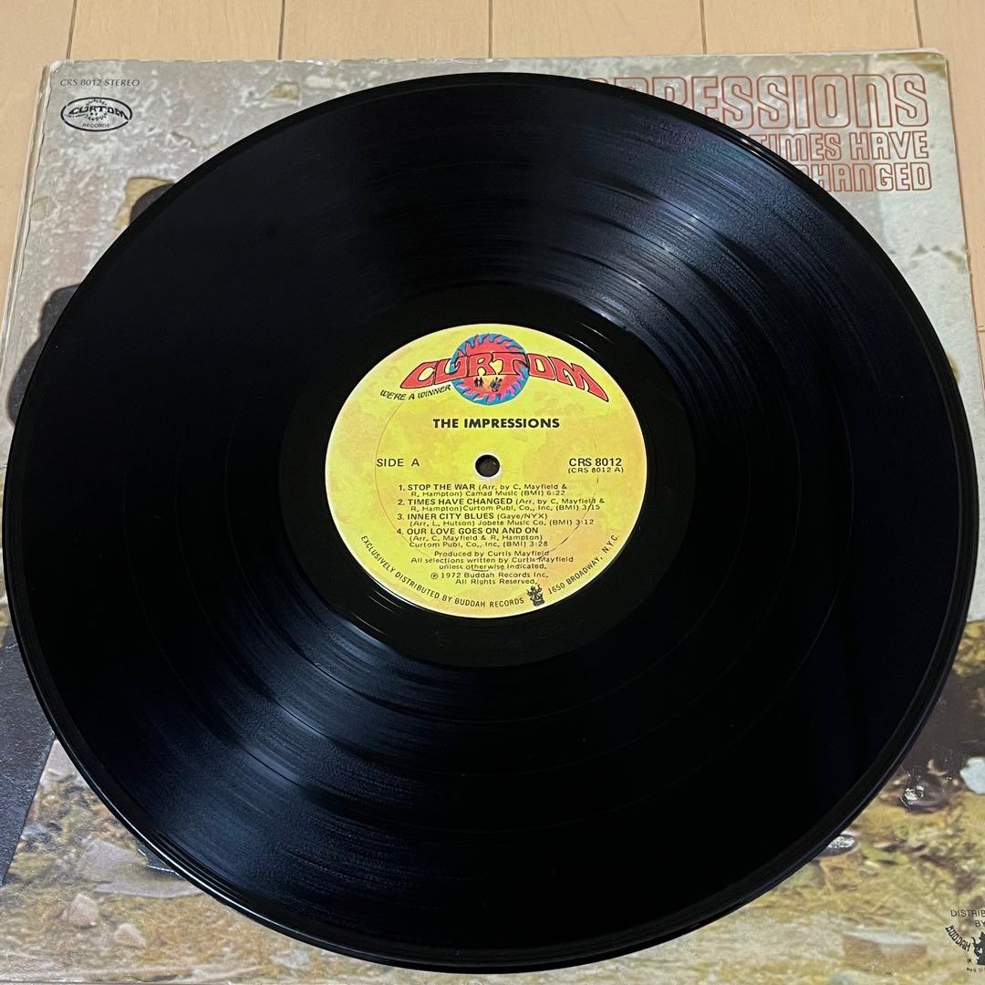 レコード Impressions Curtis Mayfield ソウル LP