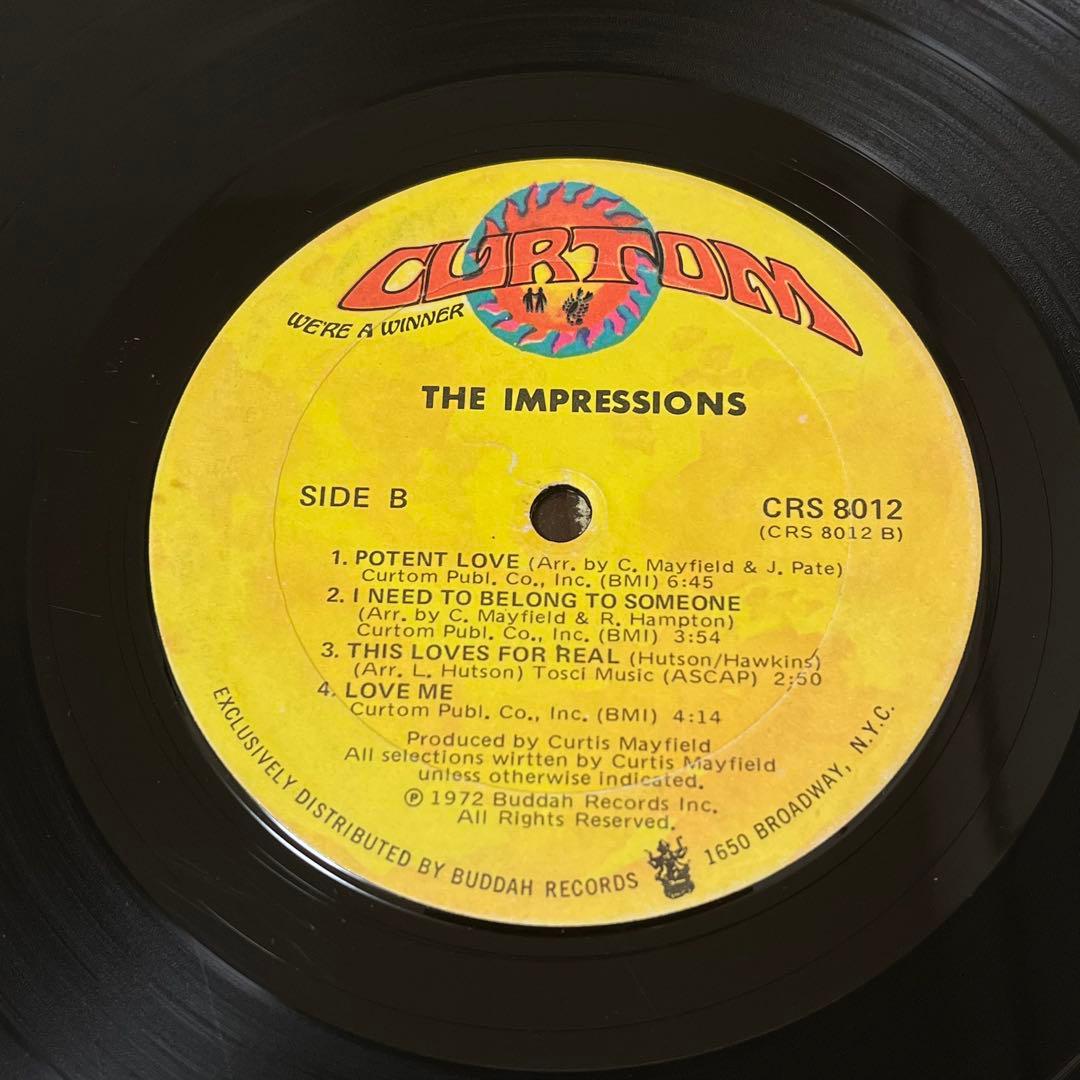 レコード Impressions Curtis Mayfield ソウル LP