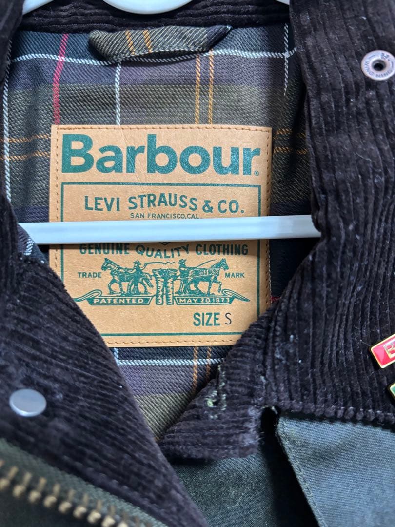 Levi’s Barbour Type2 ワックス トラッカー ジャケット S