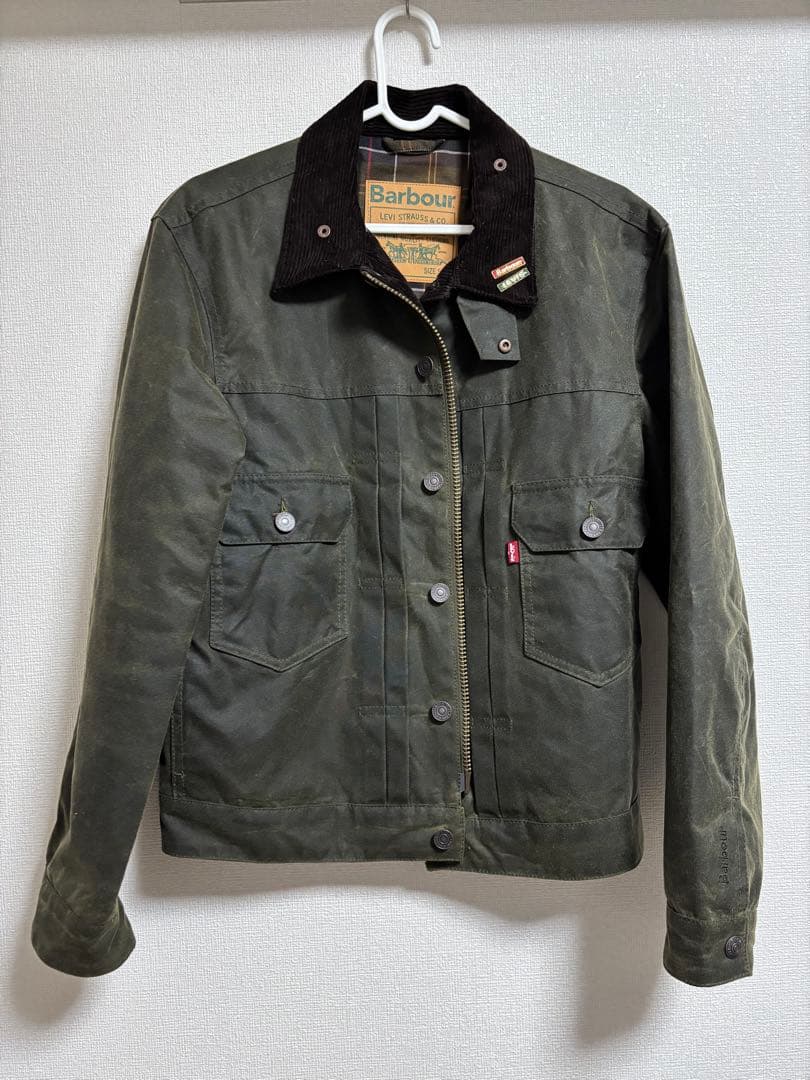 Levi’s Barbour Type2 ワックス トラッカー ジャケット S