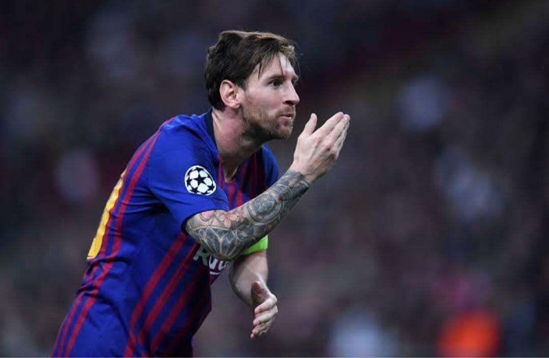 リオネルメッシ　ユニフォーム　バルセロナ　選手支給　Lサイズ　アルゼンチン代表