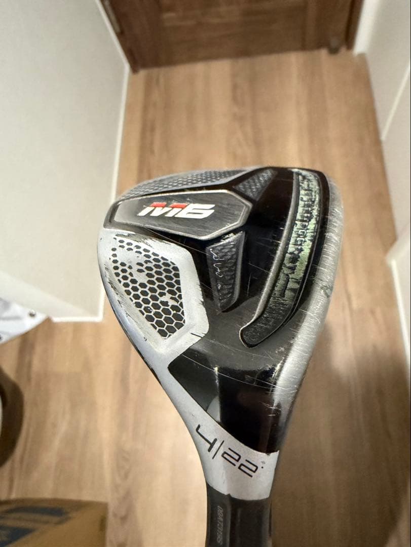 ヘッド　テーラーメイドm6 シャフトダイナミックゴールドS200 4UT 22°
