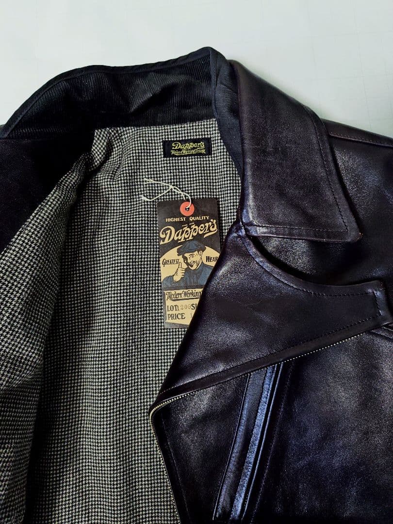 ダッパーズ　Dappers ダブルライダースジャケット　新品未使用