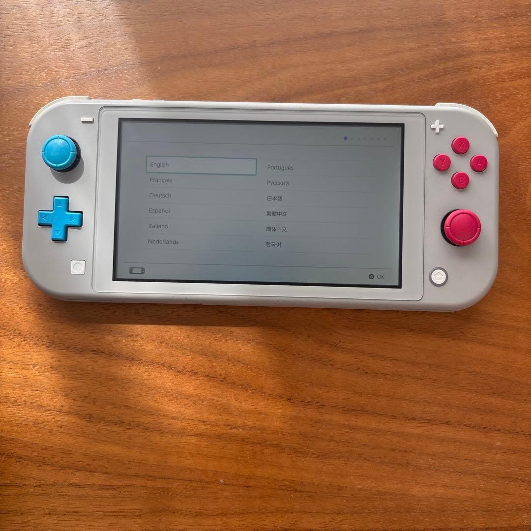 Switch lite （ザシアン ザマゼンタ）箱なし、本体とACアダプターのみ