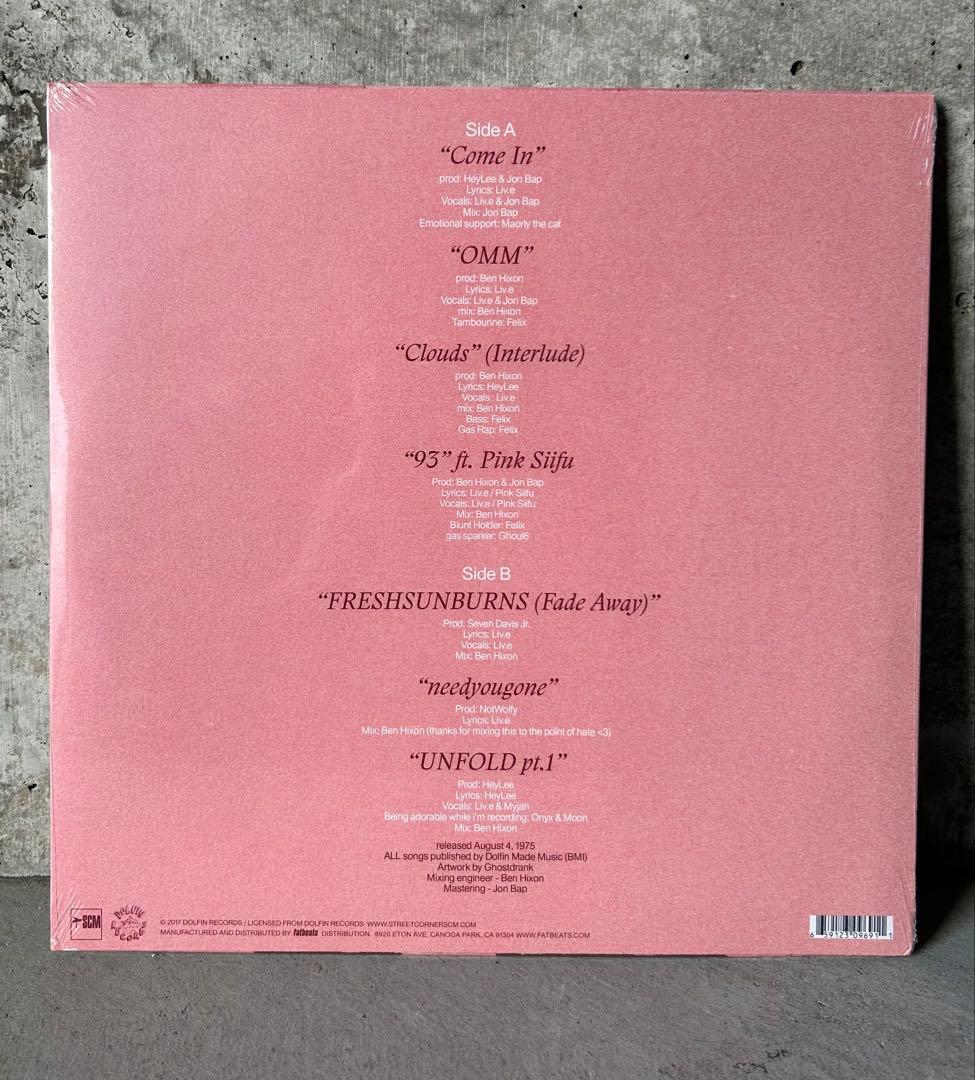 新品未開封　Liv.e – Frank EP 　レコード