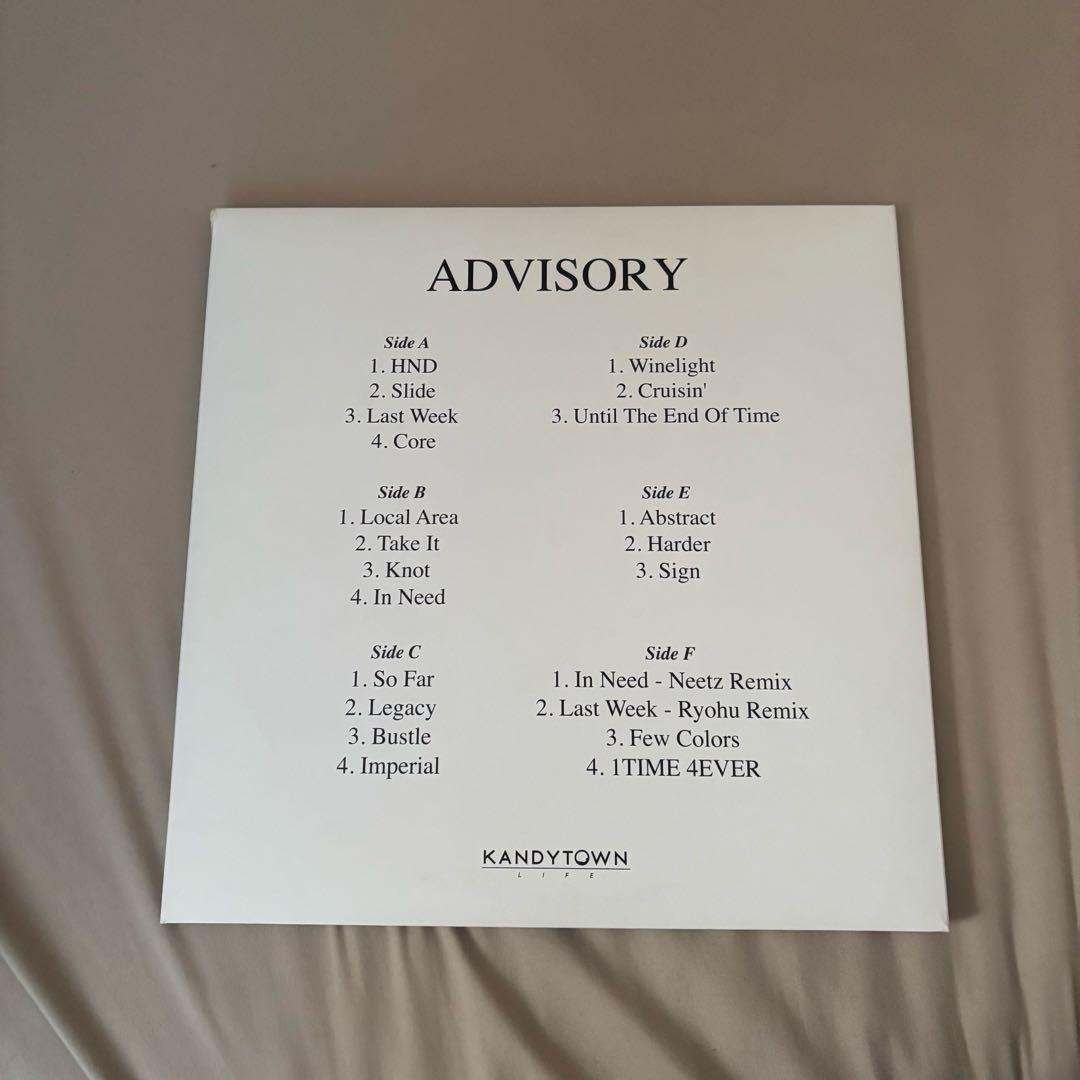 (ポスター付き)kandytown advisory LP レコード