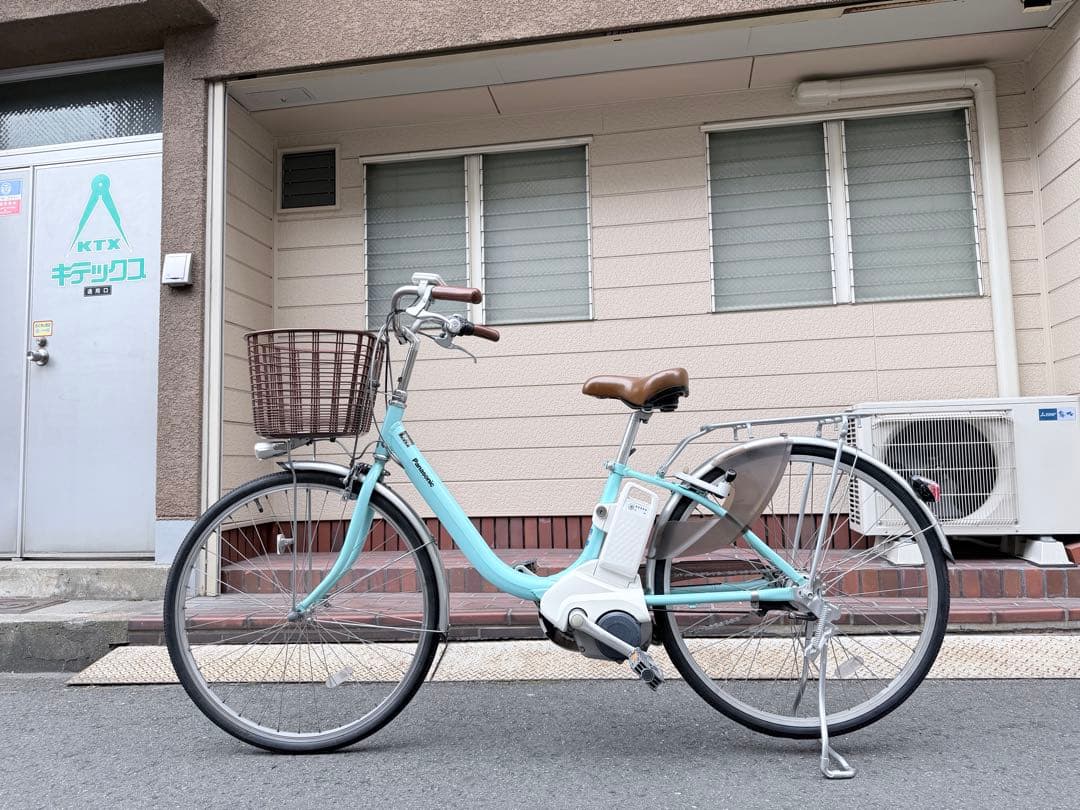大阪府　パナソニック　電動アシスト自転車　バッテリー12ah