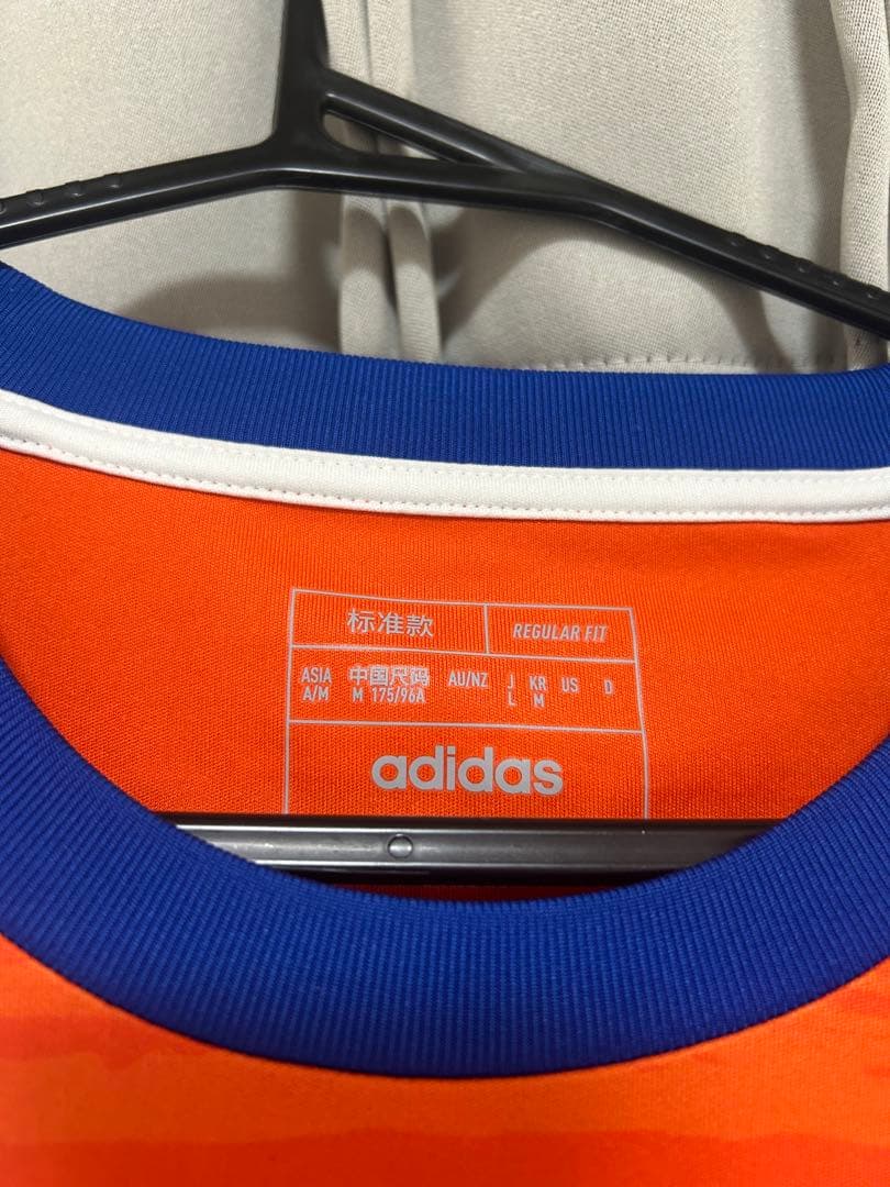 adidas サッカー応援ユニフォーム Lサイズ アルビレックス新潟