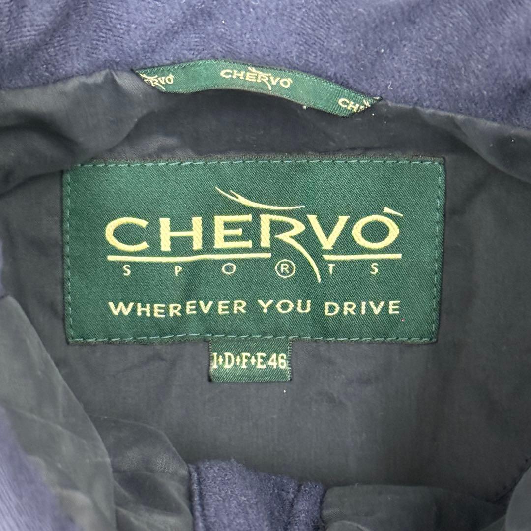 シェルボ CHERVO ベスト ジップアップ ポリ ネイビー 46 【美品】