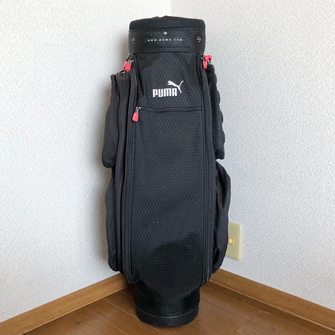 PUMA プーマ ゴルフ キャディバッグ カート型 5分割 ブラック