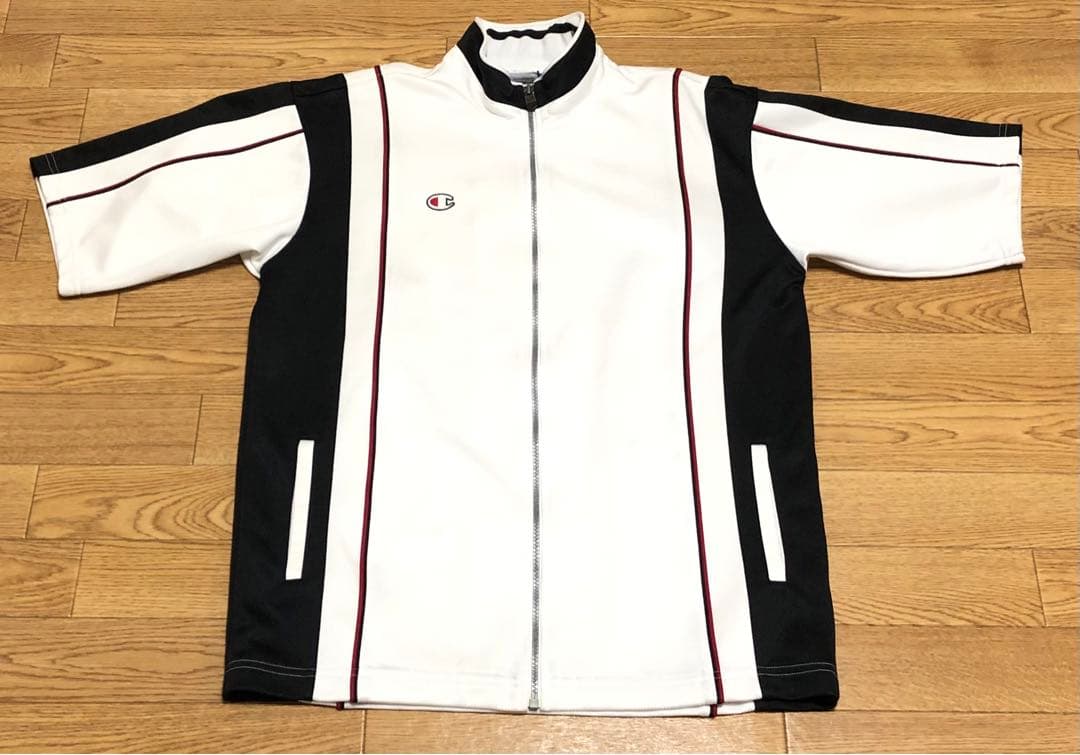 90s チャンピオン 半袖　トラックジャケット ハーフパンツ　セットアップ