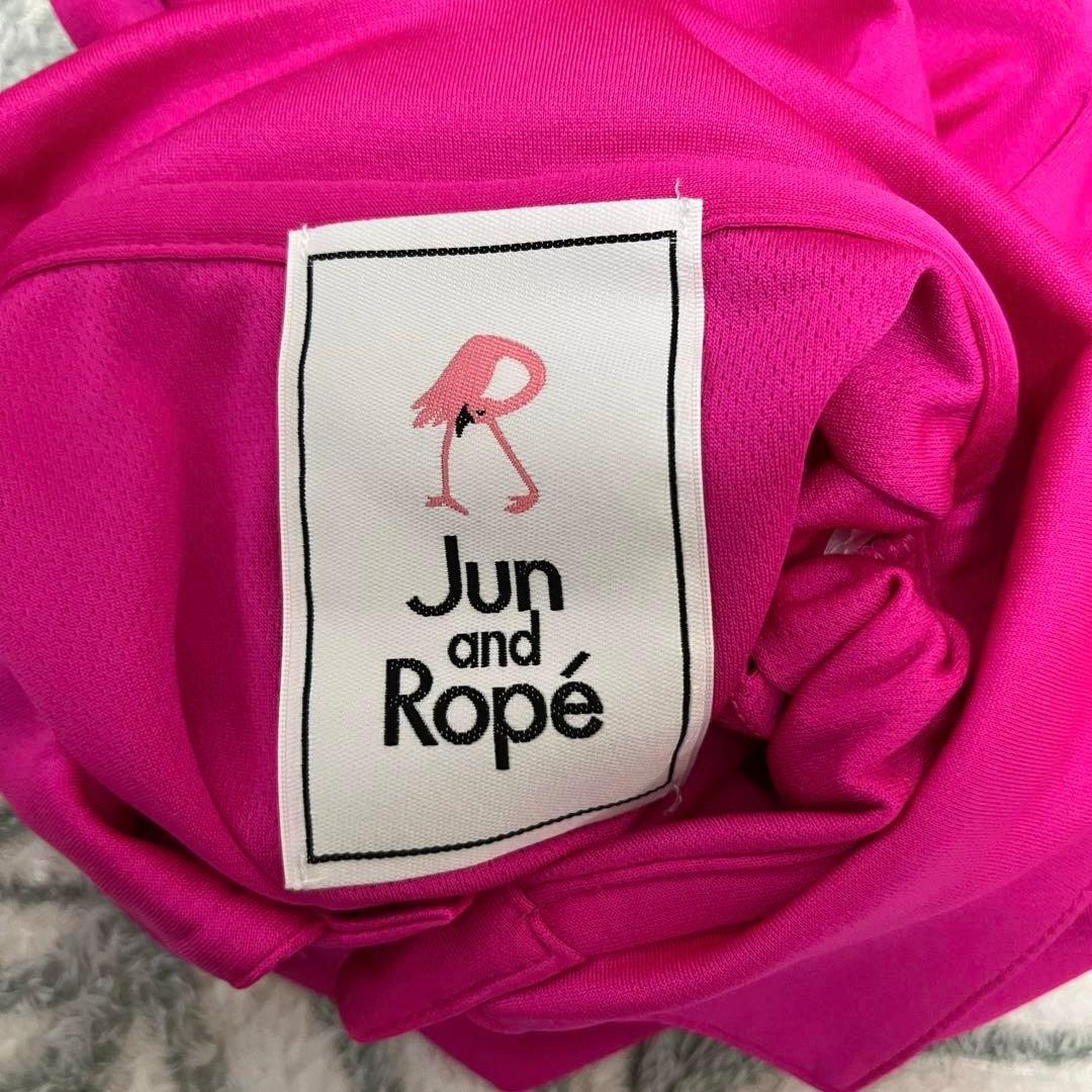 JUN&ROPE ロゴワッペン　ポロシャツ　ゴルフ　スポーツ　カジュアル