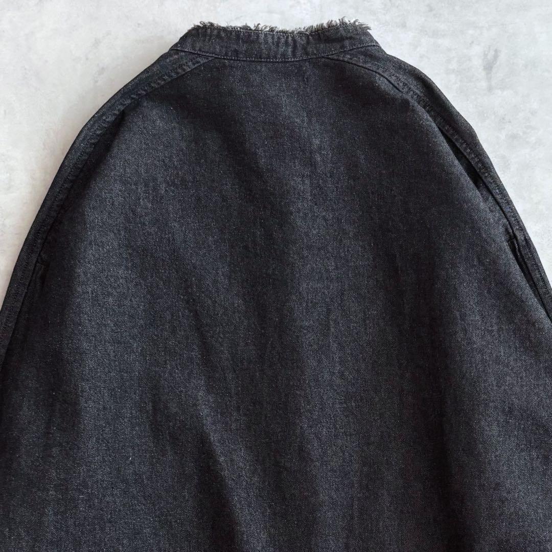 美品 ◆ blanc basque ブランバスク　デニムシャツ　パールボタン