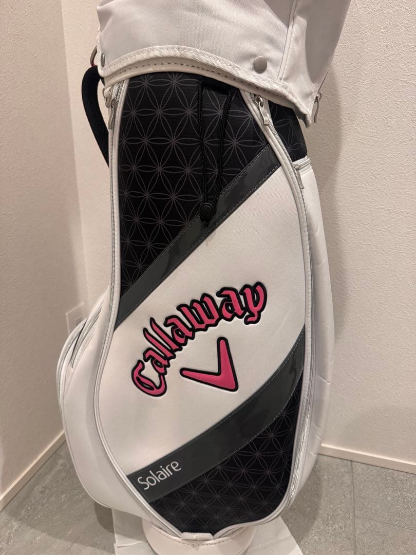 Callaway Solaire ゴルフバッグ ホワイト/ピンク