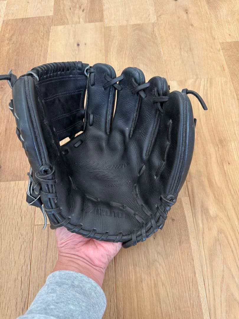 Mizuno ブラックレザーグローブ