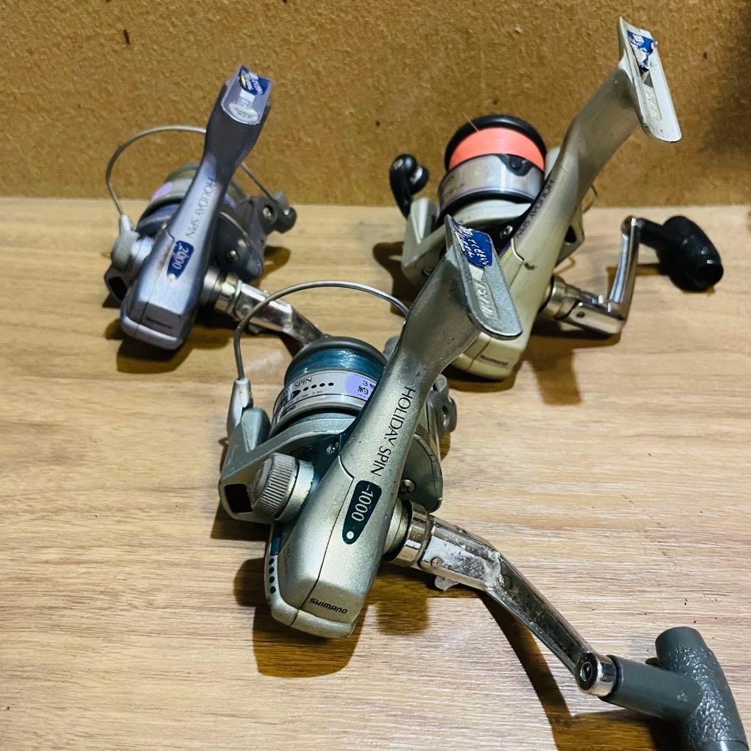 3個セット SHIMANO シマノHOLIDAY SPIN 1000 2000