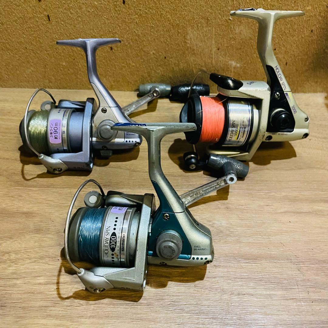 3個セット SHIMANO シマノHOLIDAY SPIN 1000 2000