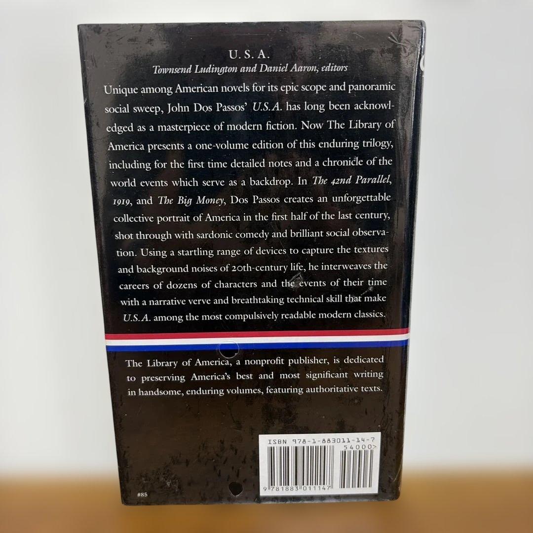 洋書 Library of America John D Passos U.S.A.