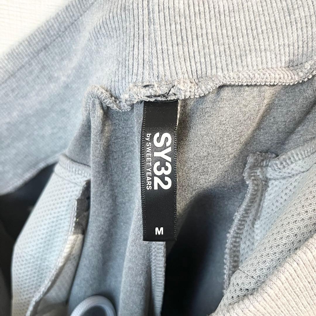 【美品】SY32 by SWEET YEARS スウェットパンツ M グレーロゴ