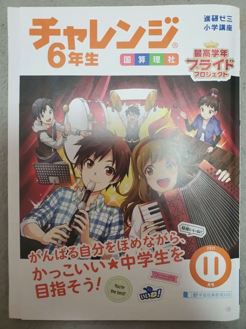 チャレンジ　6年生　2021年　小学講座 パーフェクトマスター 進研ゼミ