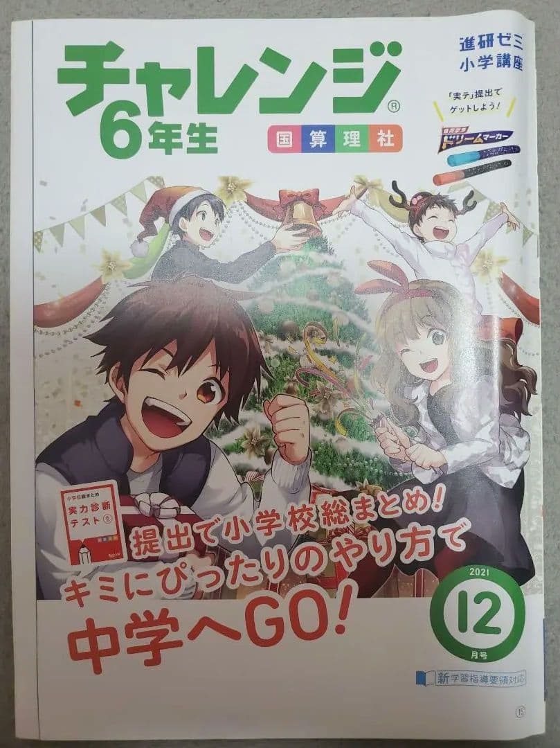 チャレンジ　6年生　2021年　小学講座 パーフェクトマスター 進研ゼミ