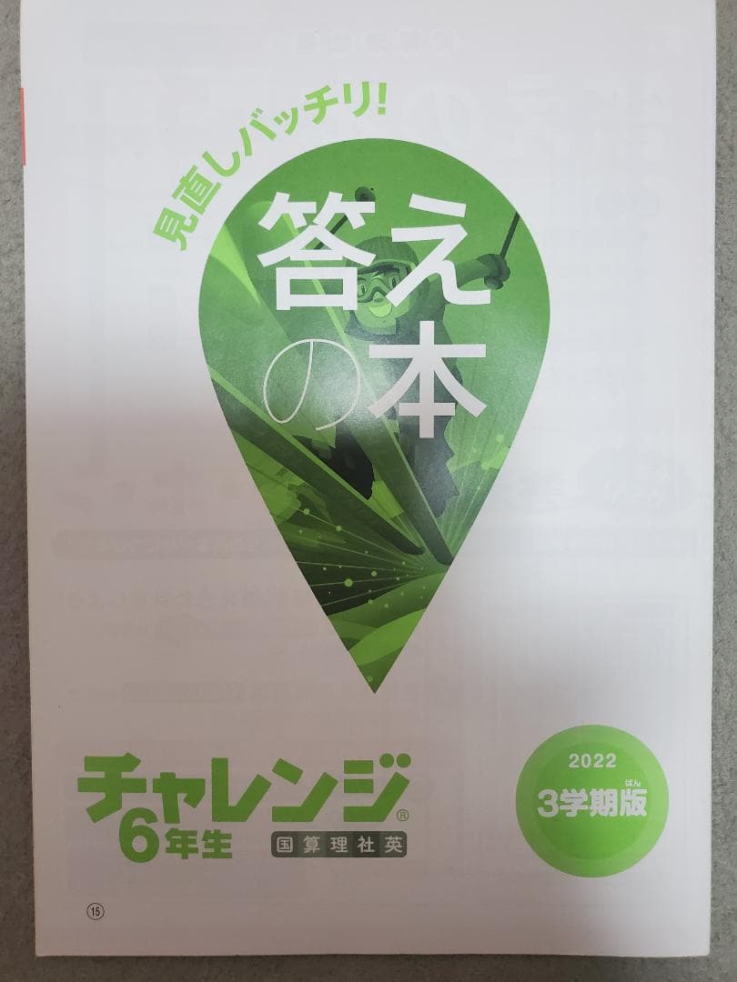 チャレンジ　6年生　2021年　小学講座 パーフェクトマスター 進研ゼミ