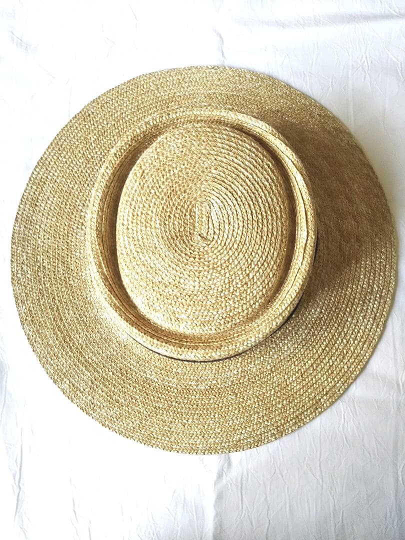 田中帽子店 　鬼麦カンカン帽　57.5cm