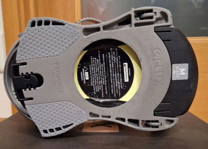 FLUX XF グレー スノーボードビンディング M