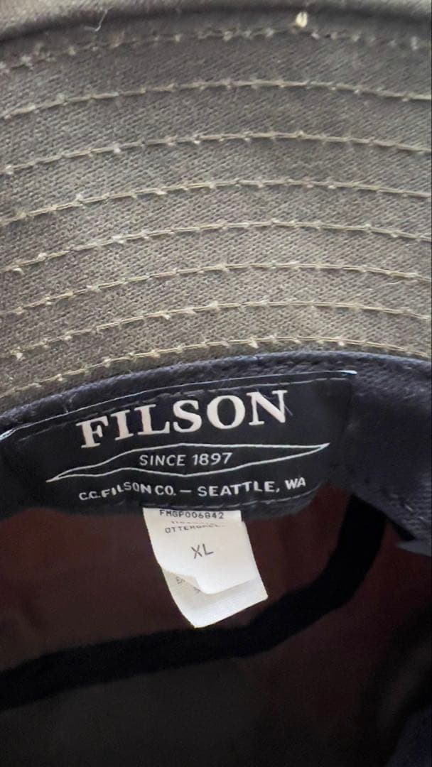 FILSON ティンクロス パッカー ハット オッターグリーン 緑 XL